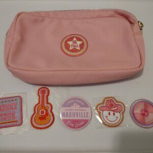 Stoney Clover Lane Nashville bundle: Small pouch, patches, button